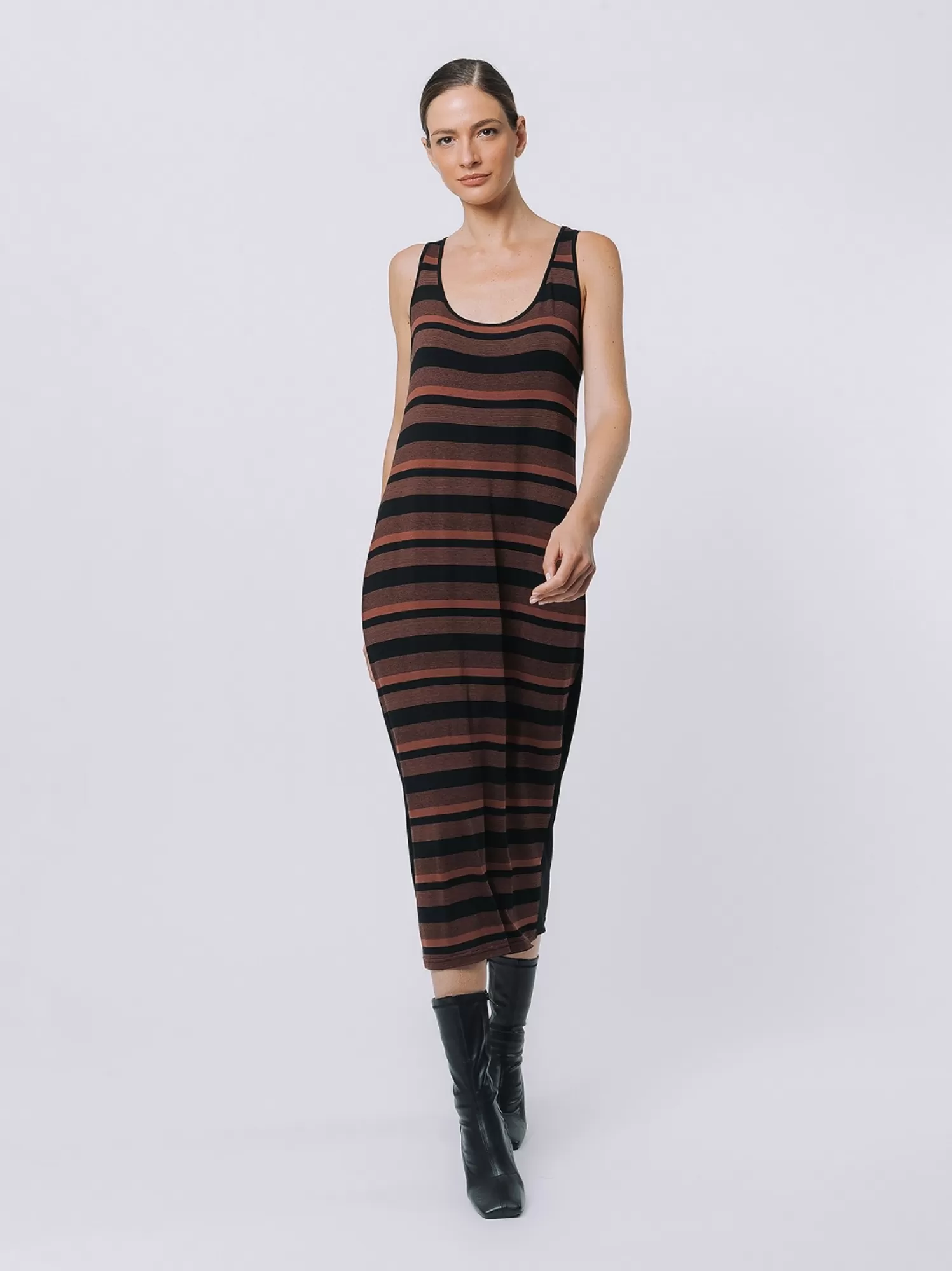 Abito Canotta A Righe Multicolor | Martino Midali Sale