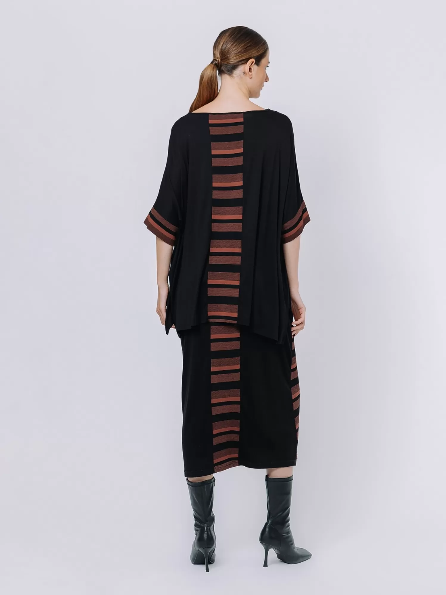 Maxi T-Shirt A Scatola Con Inserto Multicolor | Martino Midali Store