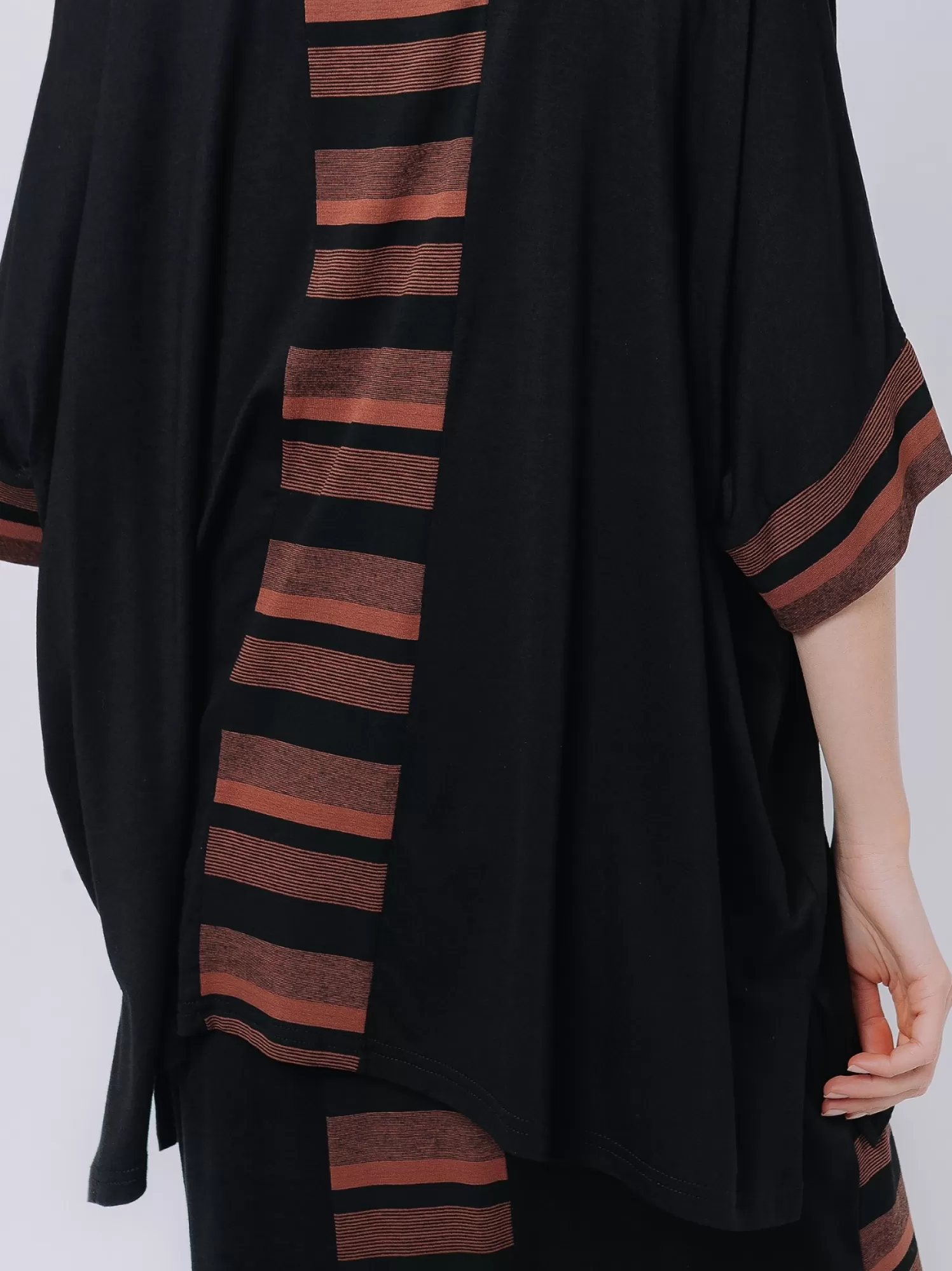 Maxi T-Shirt A Scatola Con Inserto Multicolor | Martino Midali Store
