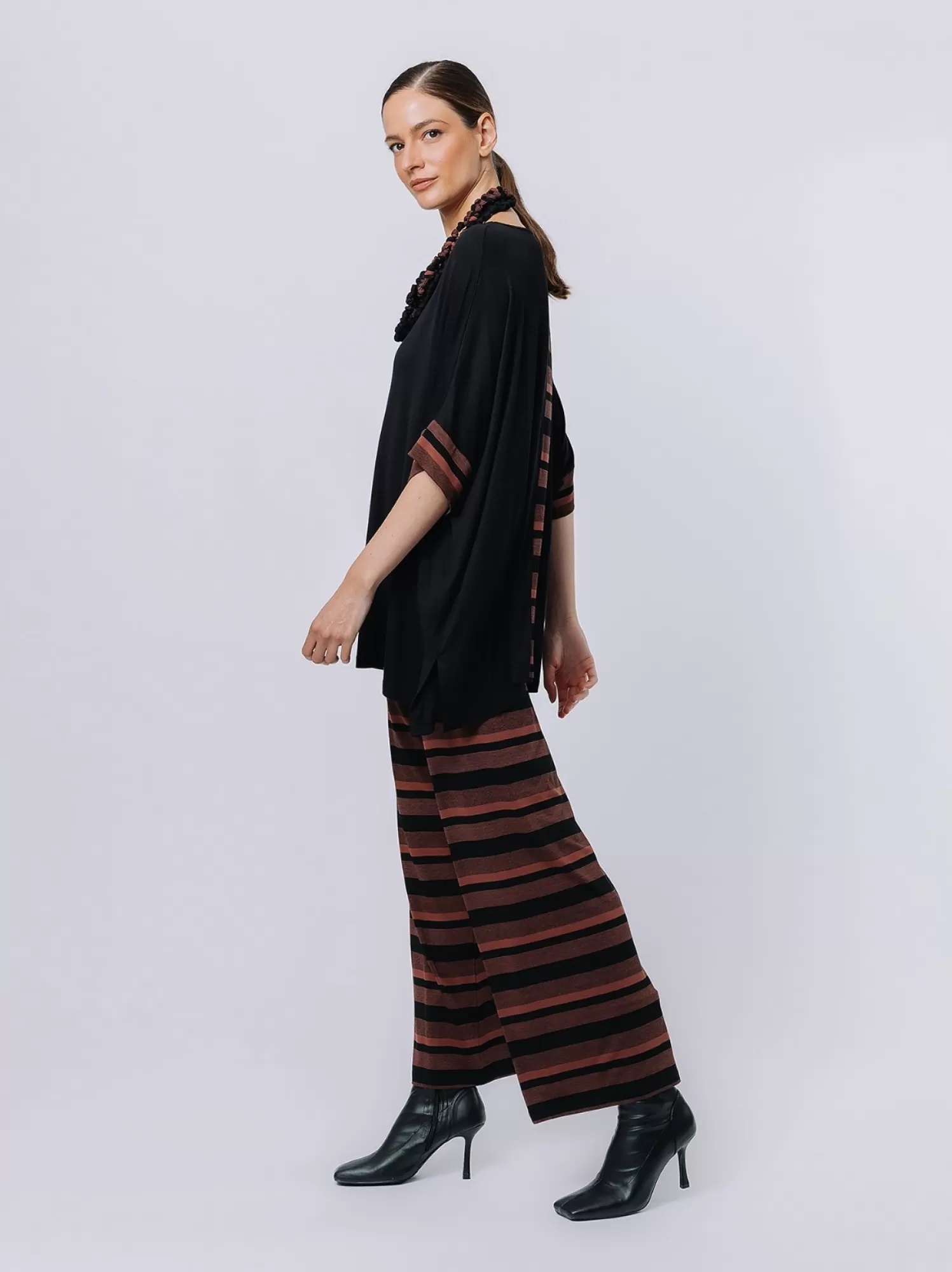 Maxi T-Shirt A Scatola Con Inserto Multicolor | Martino Midali Store